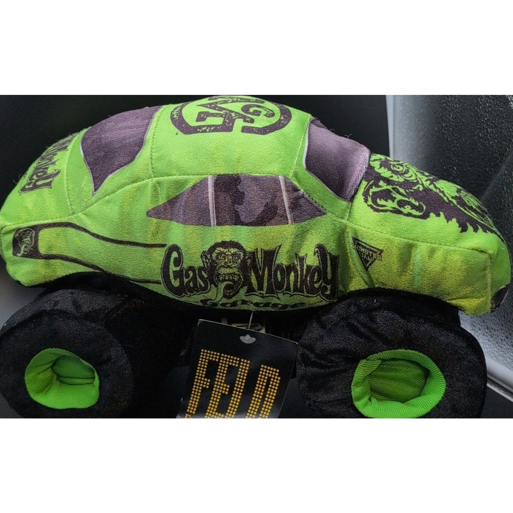 Feld Entertainment Monster Jam Gas Monkey Garage Plush Truck Small 2018 Green